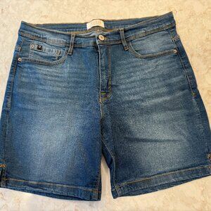 Curve Appeal Denim Bermuda Shorts (Size 8 | 29)